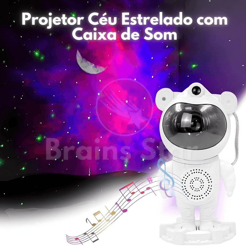 Astronauta Cósmico Projetor LED - Minha loja