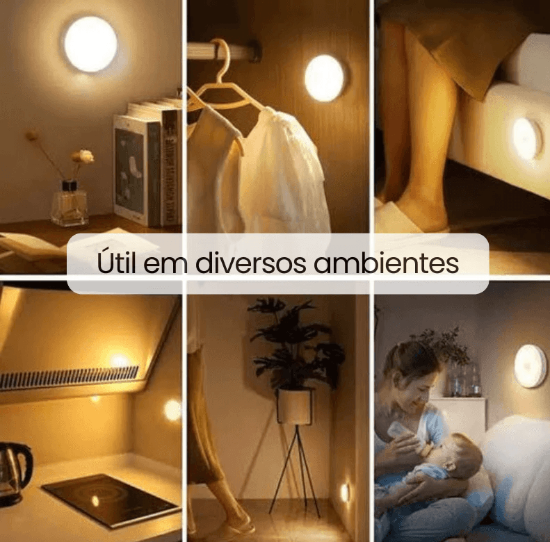 Kit Luminárias com sensor de presença - Minha loja