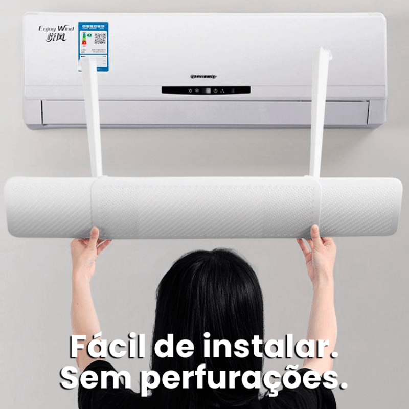 Defletor de Ar Condicionado Ajustável - Minha loja