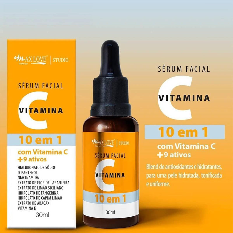 Sérum Facial Vitamina C 10 em 1 - Max Love - Minha loja